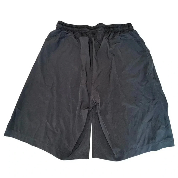 Russell Men's L black casual workout lightweight shorts‎ with pockets - Picture 2 of 7